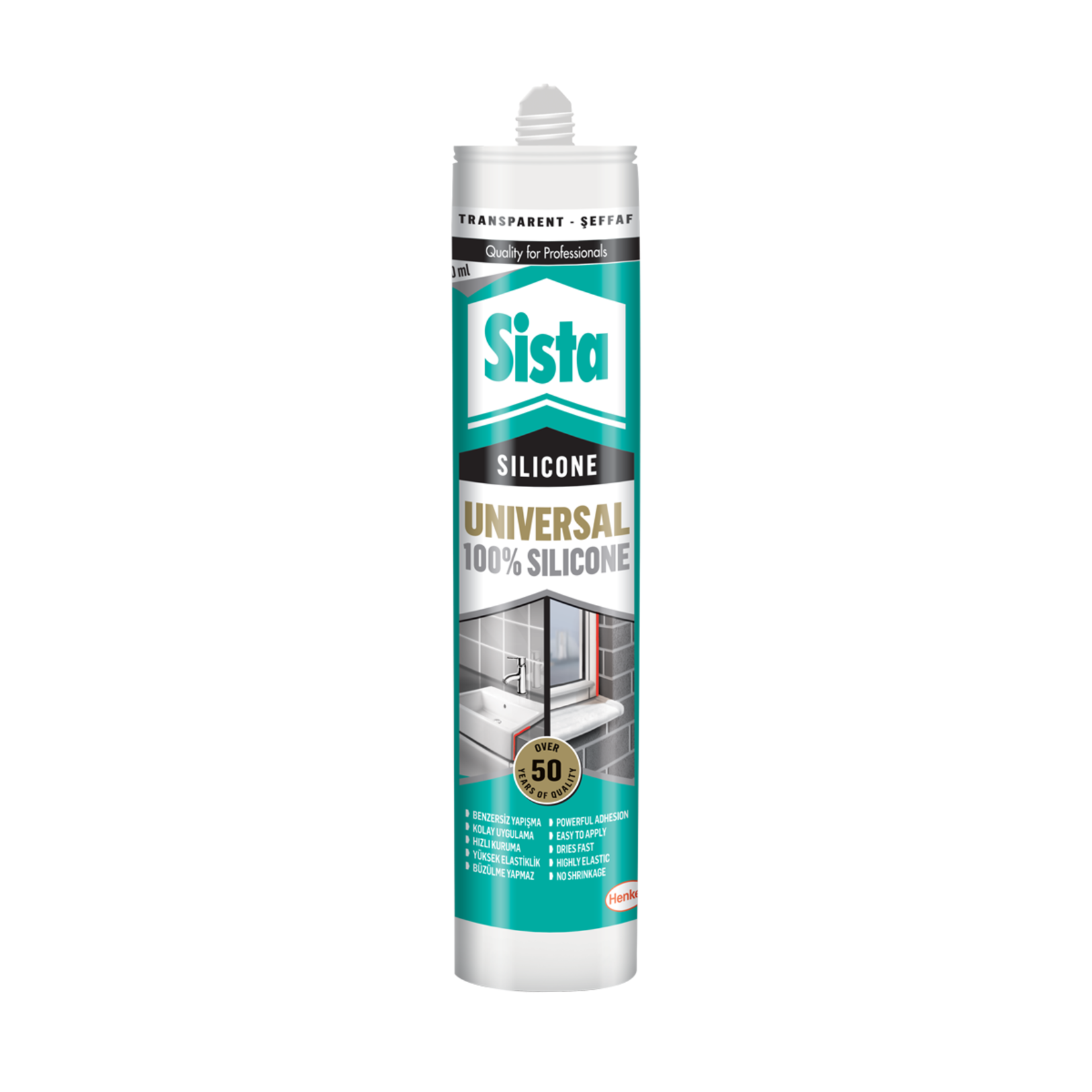 SİSTA SİLİKON ŞEFFAF 280 ML 